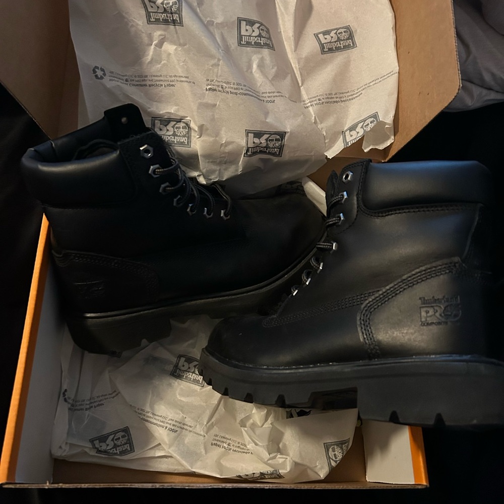 Timberland PRO Men's Rugged Black Boots